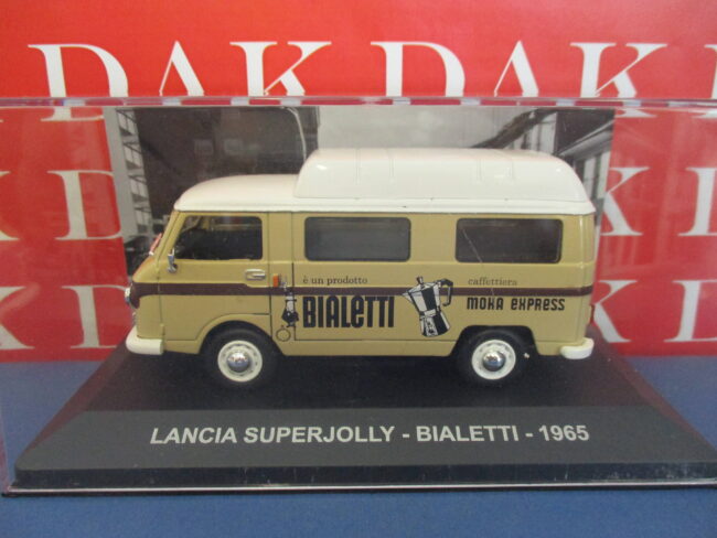 Die cast 1/43 Modellino Furgone Pubblicitario Lancia Superjolly Bialetti 1965 - immagine 4