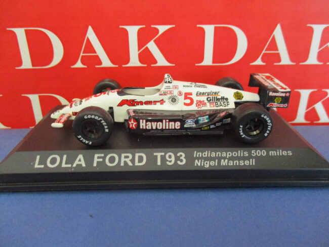 Die cast 1/43 Modellino Auto Lola Ford T93 500 Miles Indianapolis N. Mansell