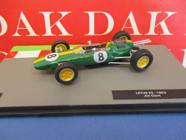 Die cast 1/43 Modellino Auto F1 Lotus 25 Italy Grand Prix 1963 J. Clark