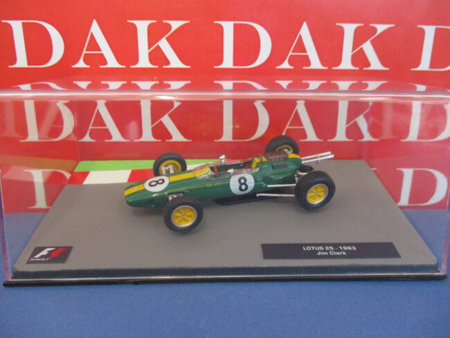 Die cast 1/43 Modellino Auto F1 Lotus 25 Italy Grand Prix 1963 J. Clark - immagine 4