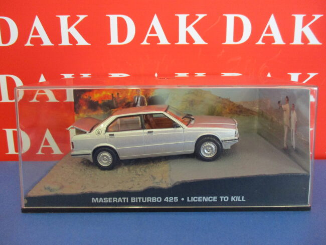 Die cast 1/43 Modellino Auto 007 James Bond Maserati Biturbo 425 Licence To Kill - immagine 4