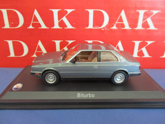 Die cast 1/43 Modellino Auto Maserati Biturbo Grigio 1982