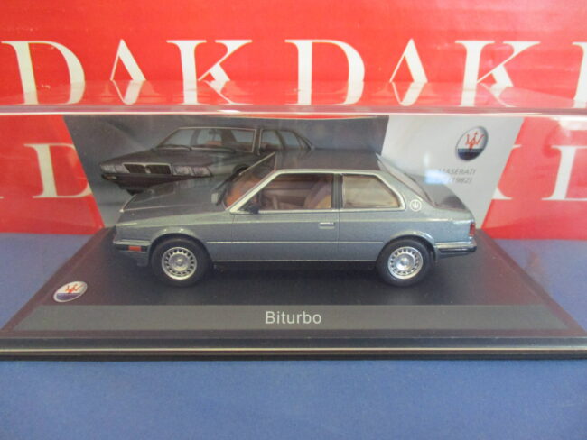 Die cast 1/43 Modellino Auto Maserati Biturbo Grigio 1982 - immagine 4