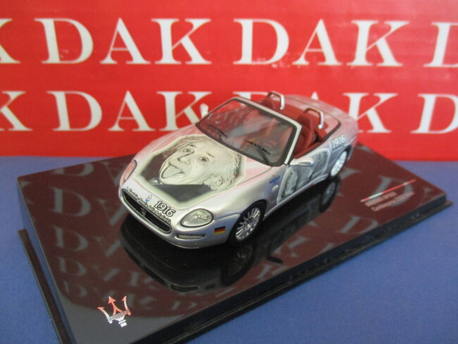 Die cast 1/43 Modellino auto Maserati Cambiocorsa Spyder 2002 Silver A. Einstein - immagine 2