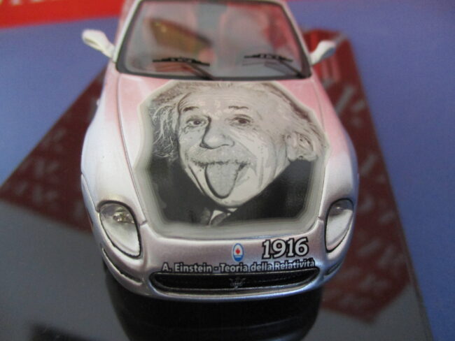 Die cast 1/43 Modellino auto Maserati Cambiocorsa Spyder 2002 Silver A. Einstein - immagine 5