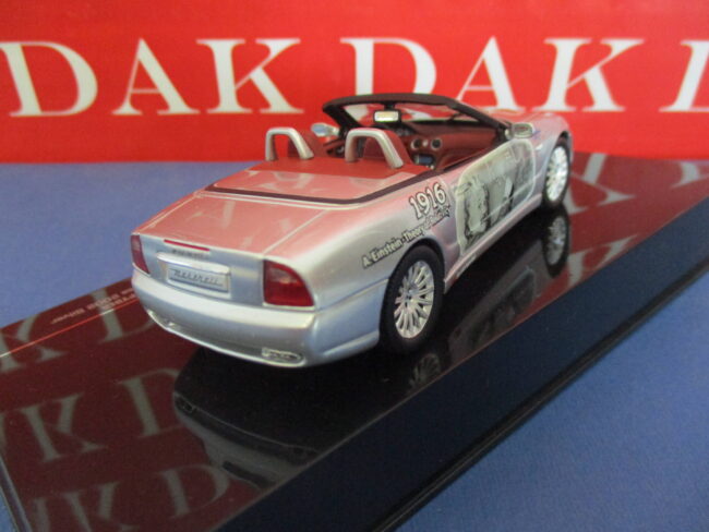 Die cast 1/43 Modellino auto Maserati Cambiocorsa Spyder 2002 Silver A. Einstein - immagine 3