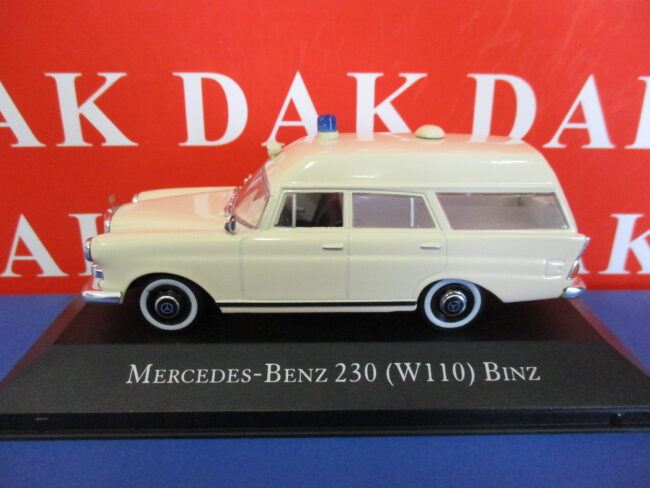 Die cast 1/43 Modellino Auto Ambulanza Ambulance Mercedes 230 (W110) Binz