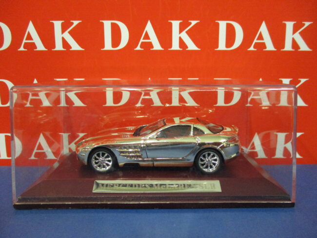 Die cast 1/43 Modellino Auto Mercedes Mclaren SLR cromata - immagine 4