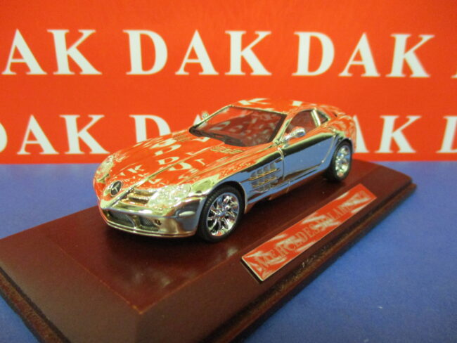 Die cast 1/43 Modellino Auto Mercedes Mclaren SLR cromata - immagine 2