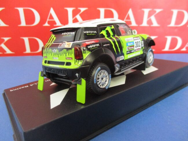 Die cast 1/43 Modellino Auto Mini All 4 Rally Dakar Racing 2013 S. Peterhansel - immagine 3