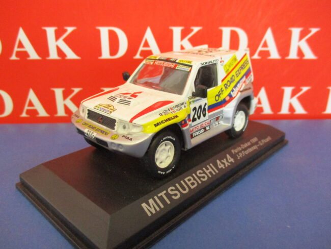 Die cast 1/43 Modellino Auto Mitsubishi Pajero 4x4 Paris Dakar 1998 HB - immagine 2