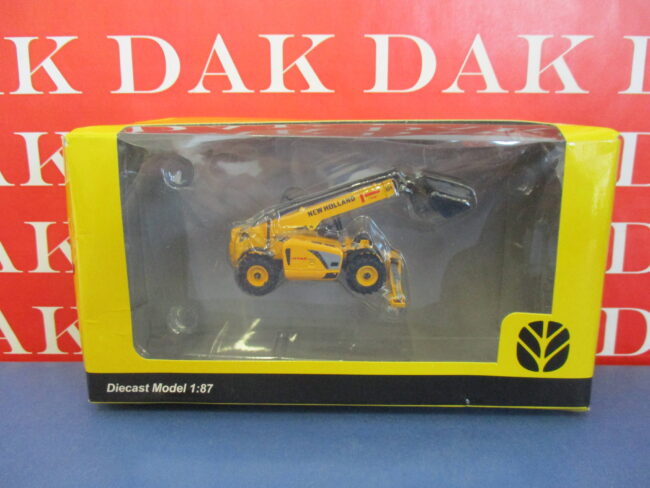 Die cast 1/87 Modellino Mezzo Movimento Terra New Holland LM1745 Telehandler - immagine 5