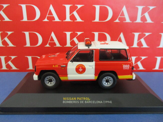 Die cast 1/43 Modellino Auto Nissan Patrol Pompieri Barcellona 1994 - immagine 2