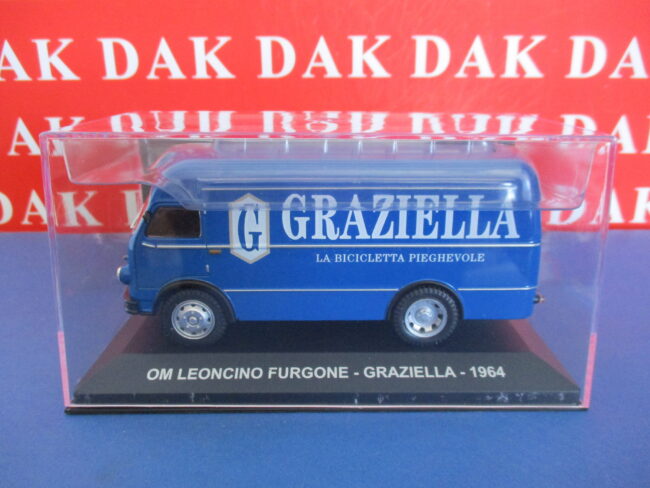 Die cast 1/43 Modellino Furgone Pubblicitario OM Leoncino Furgone Graziella 1964 - immagine 4