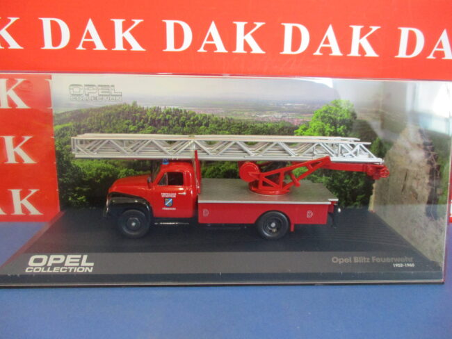 Die cast 1/43 Modellino Camion Truck Pompieri Feuerwehr Opel Blitz 1952-1960 - immagine 5