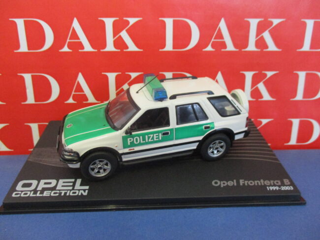 Die cast 1/43 Modellino Auto Polizia Opel Frontera B Polizei 1999-2003