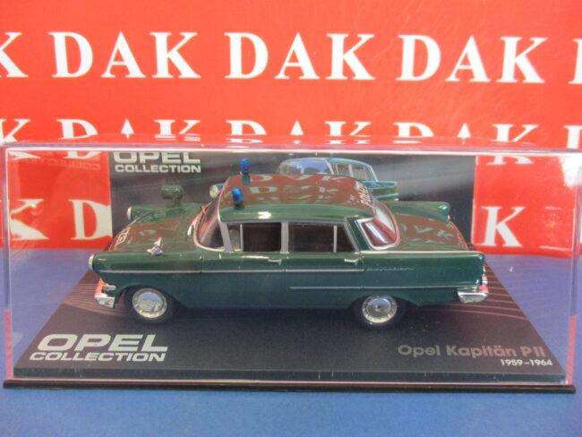 Die cast 1/43 Modellino Auto Polizia Police Polizei Opel Kapitan PII 1959-64 - immagine 4