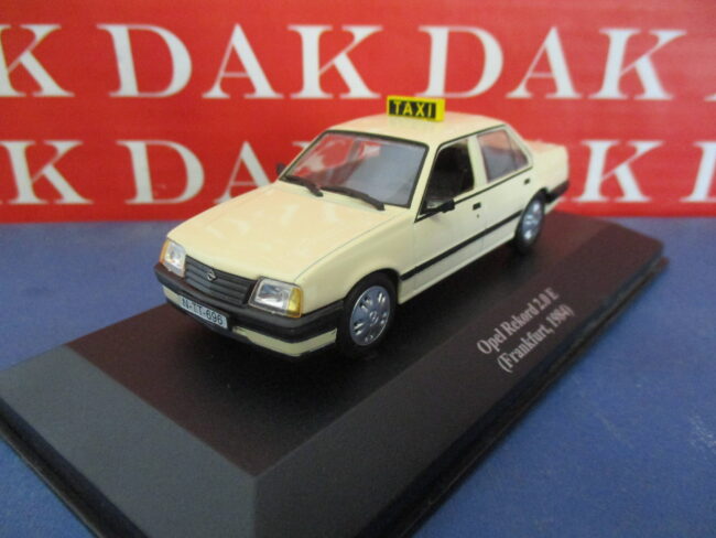 Die cast 1/43 Modellino Auto Taxi Opel Rekord 2.0 E Frankfurt 1984 - immagine 2