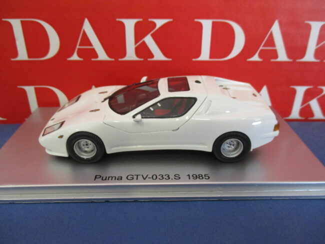 1/43 Modellino Auto PUMA GTV 033 S 1985 White by Kess Lim. Ed. 175 pieces - immagine 2