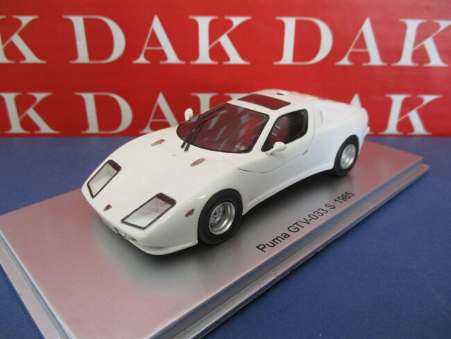 1/43 Modellino Auto PUMA GTV 033 S 1985 White by Kess Lim. Ed. 175 pieces