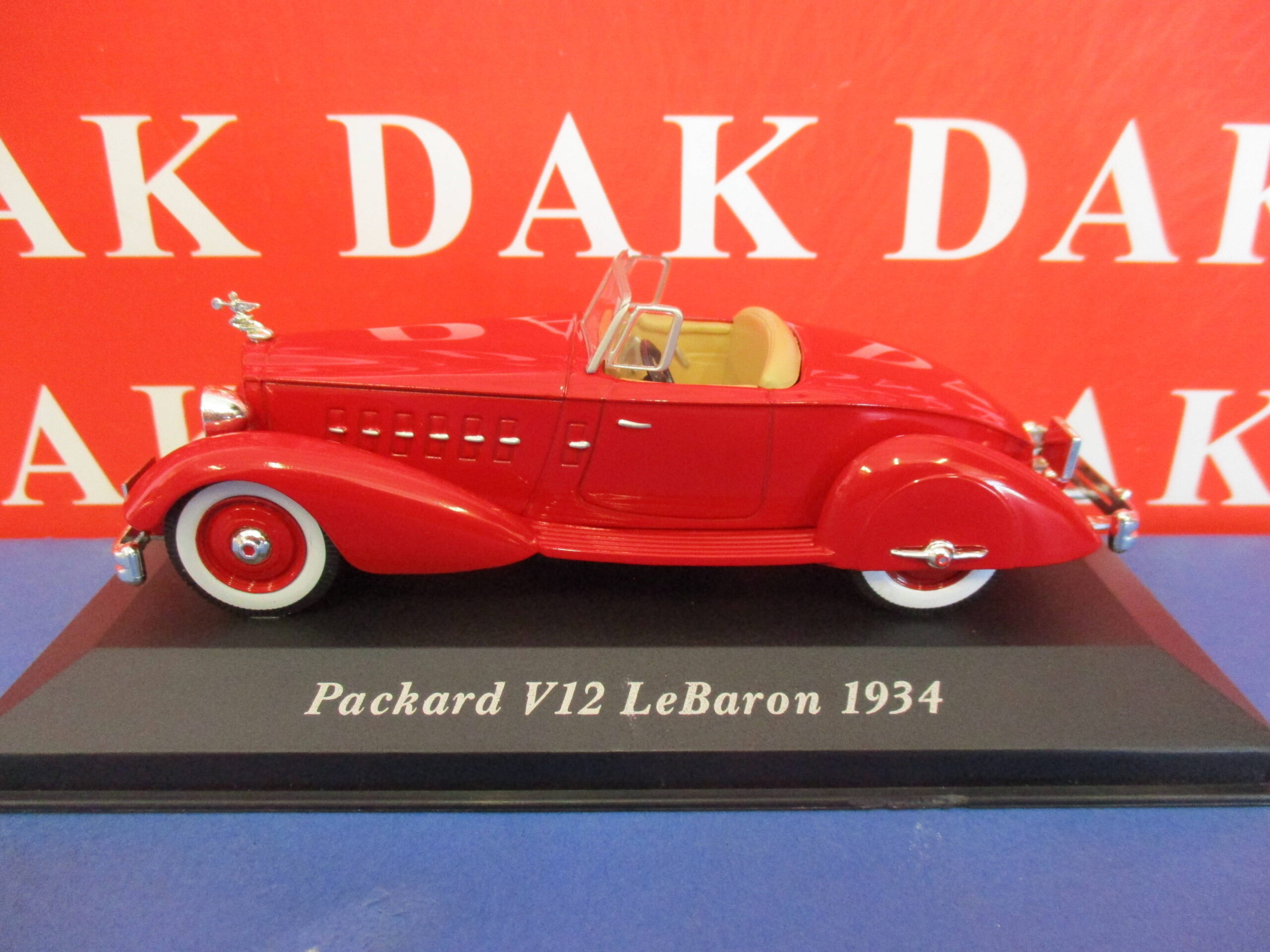 Die cast 1/43 Modellino Auto Packard V12 Le Baron Speedster 1934
