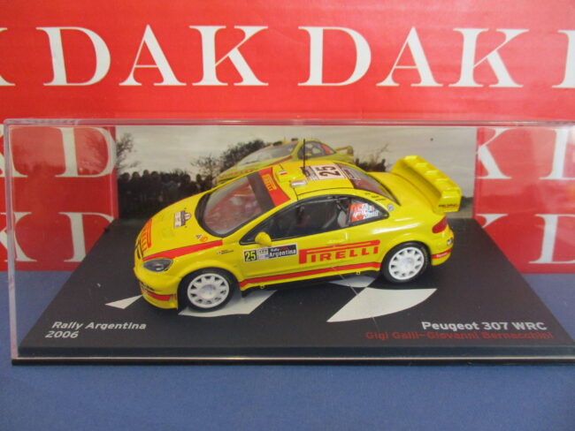 Die cast 1/43 Modellino Auto Peugeot 307 WRC Rally Argentina 2006 Gigi Galli - immagine 4