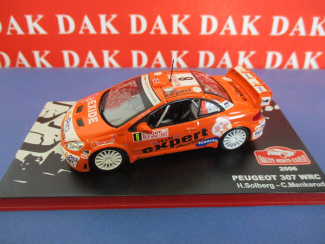 Die cast 1/43 Modellino Auto Peugeot 307 WRC Rally Monte Carlo 2006 H. Solberg