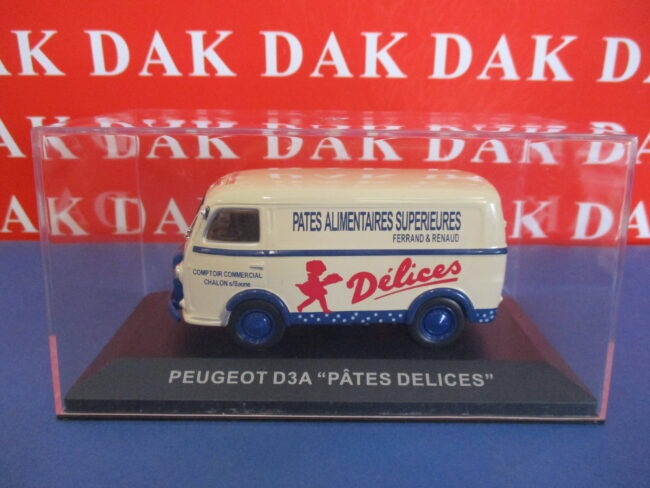 Die cast 1/43 Modellino Furgone Pubblicitario Peugeot D3A Pates Delices - immagine 4