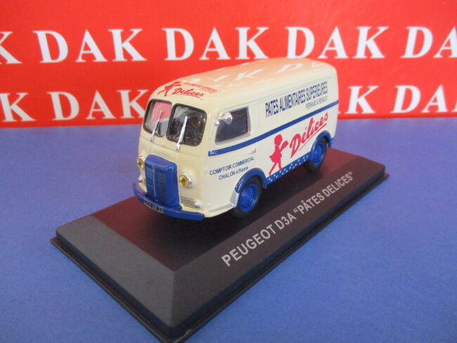 Die cast 1/43 Modellino Furgone Pubblicitario Peugeot D3A Pates Delices