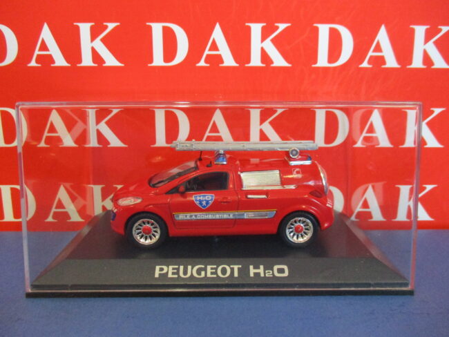 Die cast 1/43 Modellino Auto Concept Car Peugeot H2o Pompieri - immagine 4