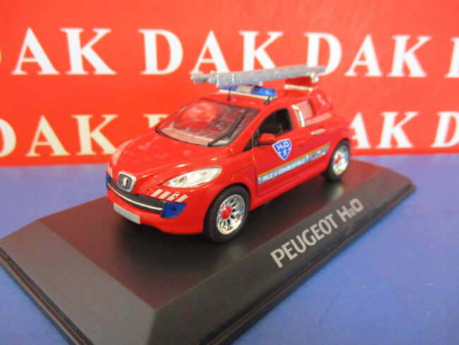 Die cast 1/43 Modellino Auto Concept Car Peugeot H2o Pompieri - immagine 2