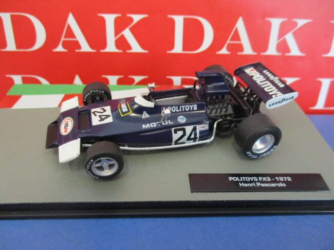 Die cast 1/43 Modellino Auto F1 Politoys FX3 1972 H. Pescarolo