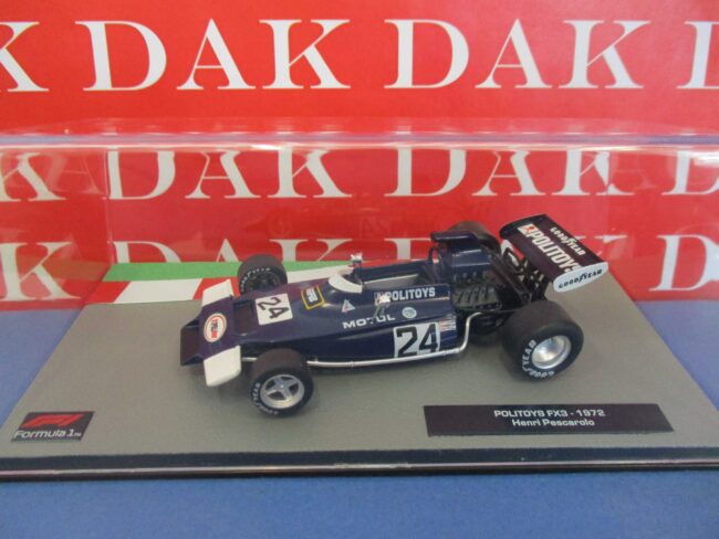 Die cast 1/43 Modellino Auto F1 Politoys FX3 1972 H. Pescarolo - immagine 4