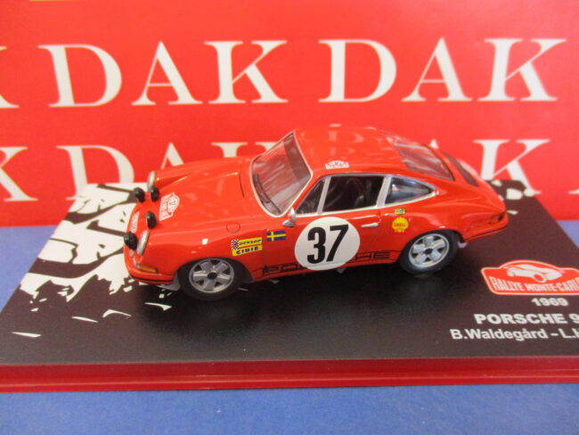 Die cast 1/43 Modellino Auto Porsche 911 S N37 Rally Monte Carlo 1969 Waldegard - immagine 2