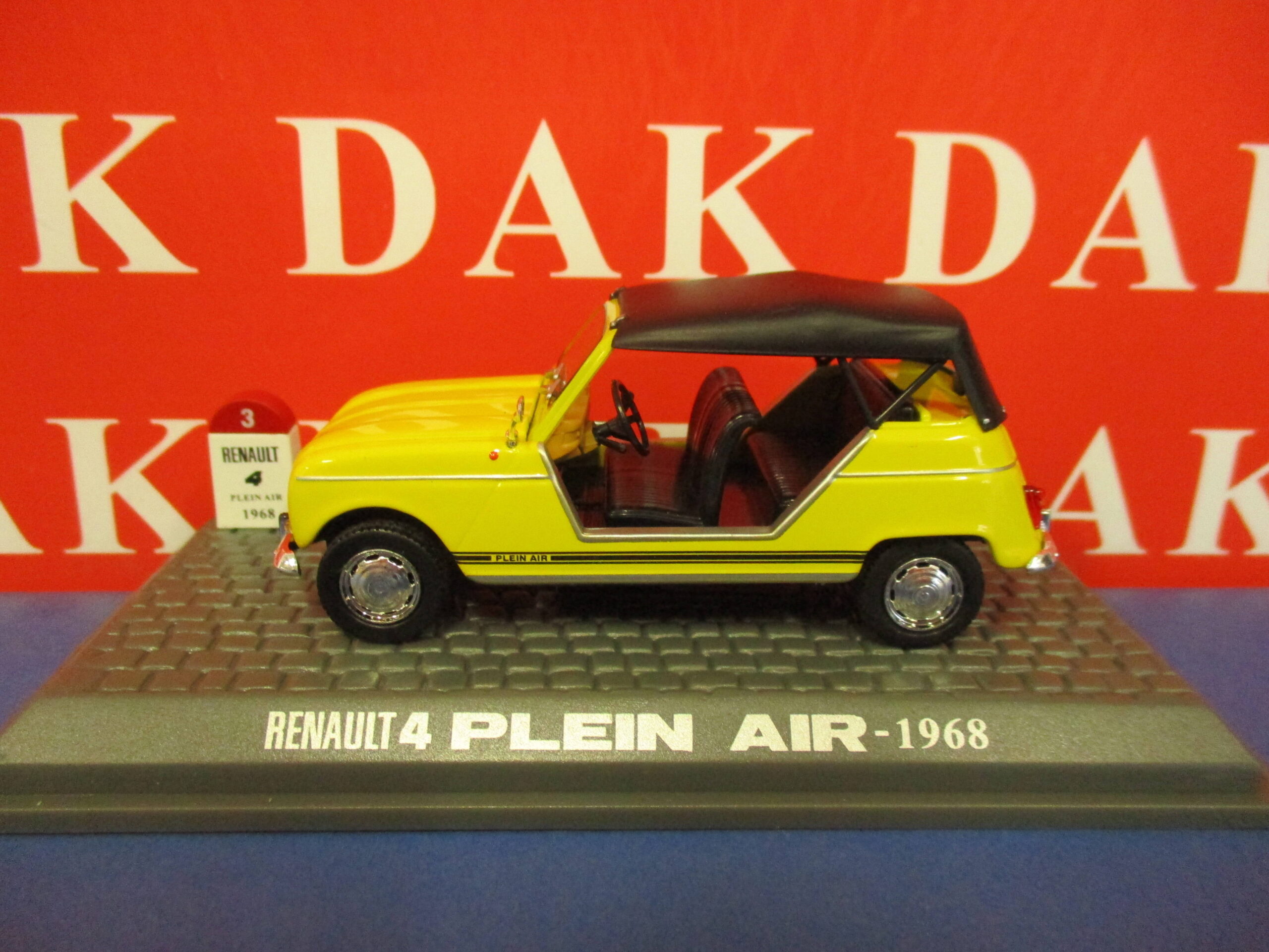 Die cast 1/43 Modellino Auto Renault 4 Plein Air 1968 chiusa