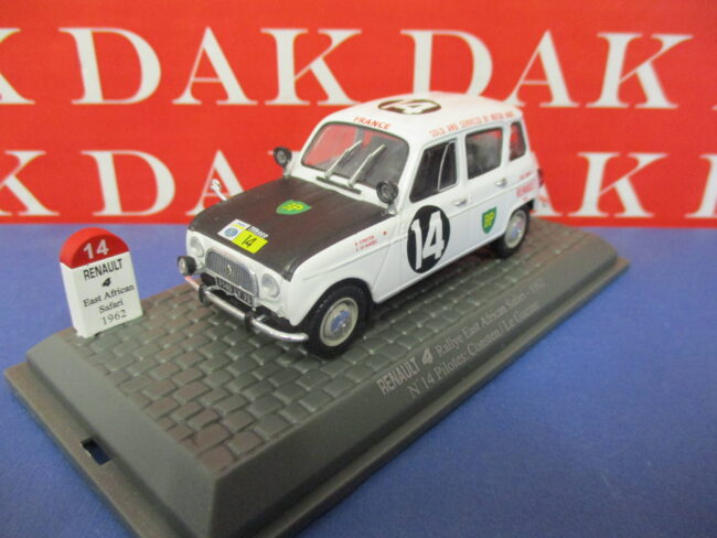 Die cast 1/43 Modellino Auto Renault 4 Rally East African Safari 1962 B. Consten - immagine 2