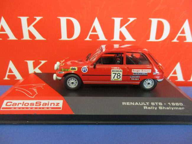 Die cast 1/43 Modellino Auto Renault 5TS Rally Shalymar 1980 C. Sainz - immagine 2