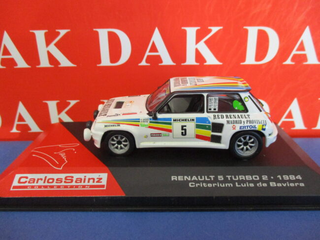 Die cast 1/43 Modellino Auto Renault 5 Turbo 2 Criterium Baviera 1984 C. Sainz