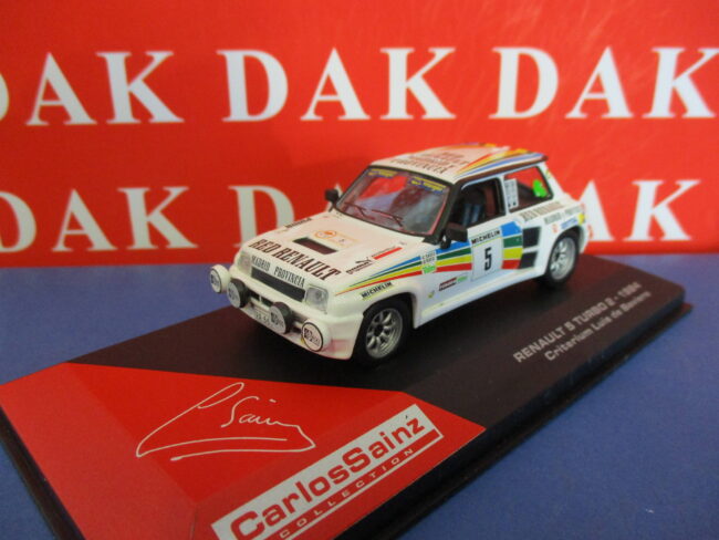 Die cast 1/43 Modellino Auto Renault 5 Turbo 2 Criterium Baviera 1984 C. Sainz - immagine 2