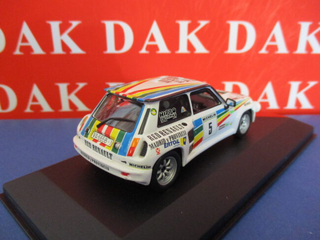 Die cast 1/43 Modellino Auto Renault 5 Turbo 2 Criterium Baviera 1984 C. Sainz - immagine 3