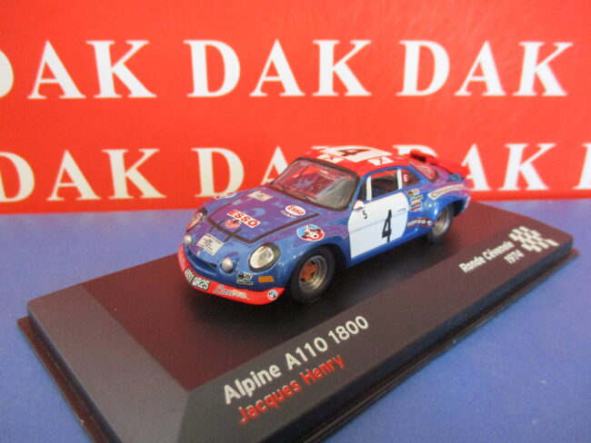 Die cast 1/43 Modellino Auto Renault Alpine A110 1800 Rally Ronde Cevenole 1974 - immagine 2