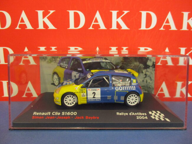 Die cast 1/43 Modellino Auto Renault Clio S 1600 Rally d'Antibes 2004 - immagine 4