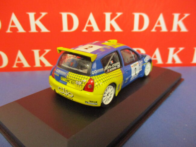 Die cast 1/43 Modellino Auto Renault Clio S 1600 Rally d'Antibes 2004 - immagine 3