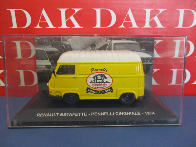 Die cast 1/43 Modellino Furgone Renault Estafette Pennelli Cinghiale 1974 - immagine 4