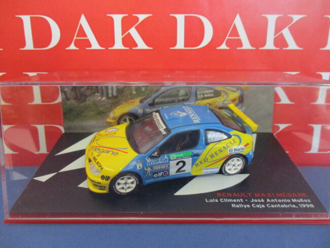 Die cast 1/43 Modellino Auto Renault Megane Maxi Rally Caja Cantabria 1998 - immagine 4