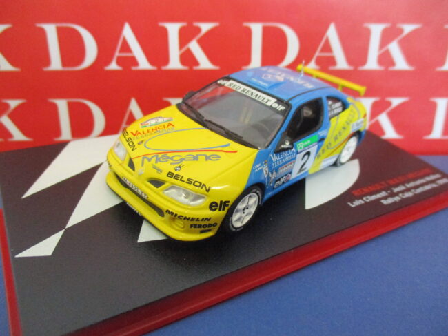 Die cast 1/43 Modellino Auto Renault Megane Maxi Rally Caja Cantabria 1998 - immagine 2