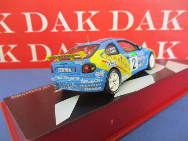 Die cast 1/43 Modellino Auto Renault Megane Maxi Rally Caja Cantabria 1998 - immagine 3