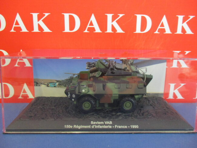 Die cast 1/72 Modellino Carro Armato Tank Saviem VAB 150e Reg. Inf. France 1990 - immagine 4