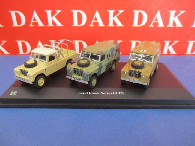 Die cast 1/72 Modellino Auto Set Land Rover Series III 109 by Cararama