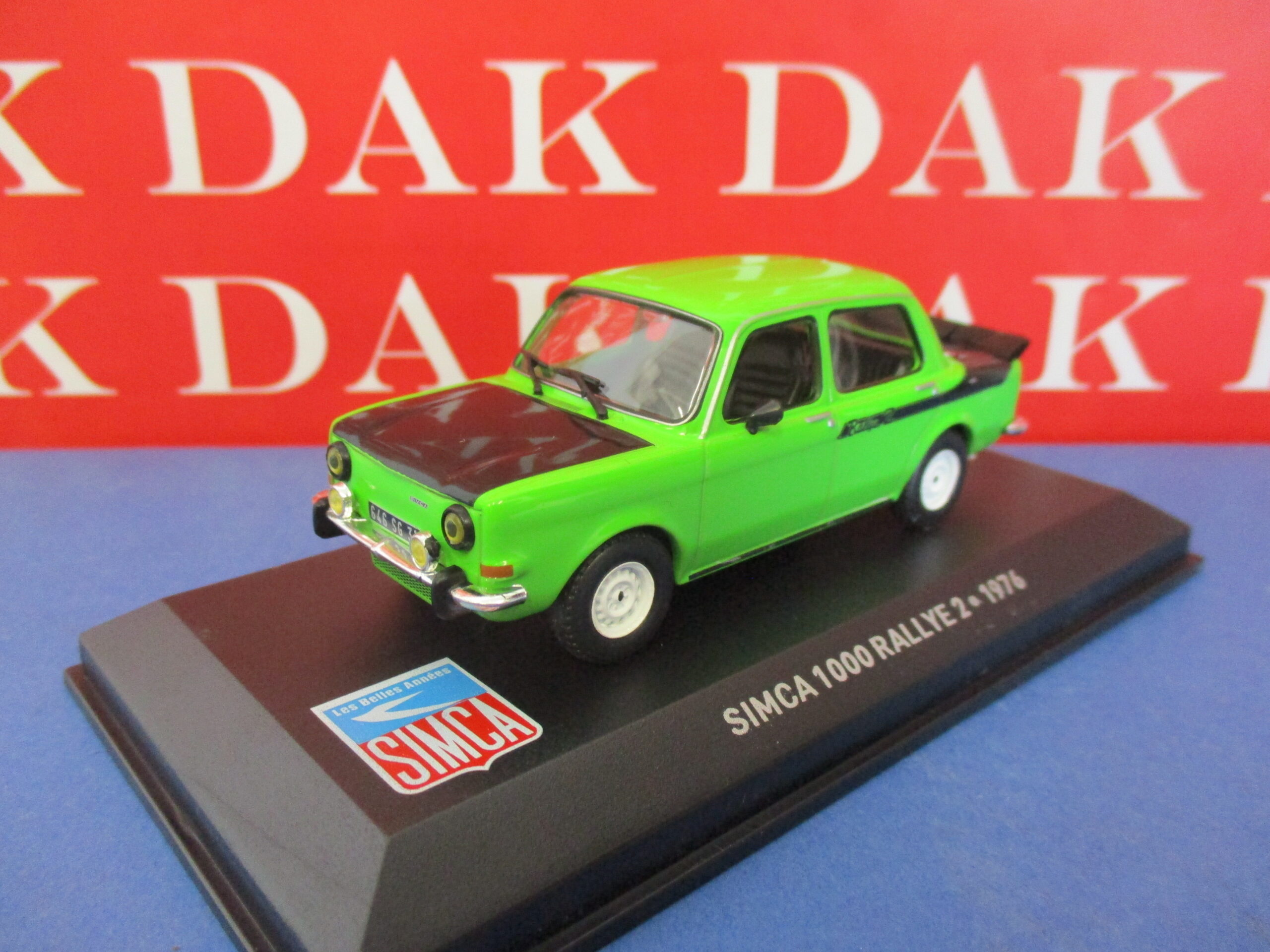 Die cast 1/43 Modellino Auto Simca 1000 Rally 2 1976 - Dak Mantova sas